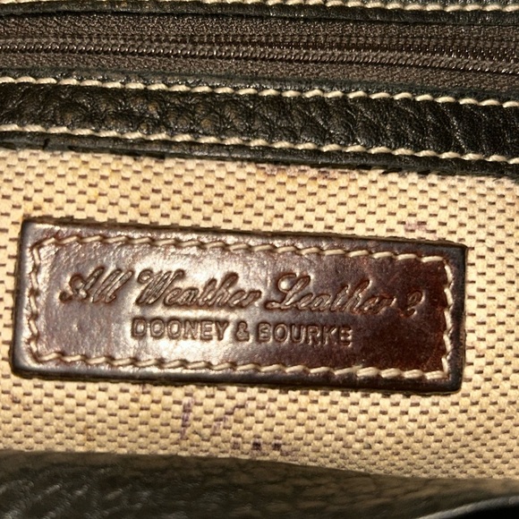 Dooney & Bourke Black and Brown Hobo shoulder bucket bag - Picture 11 of 13